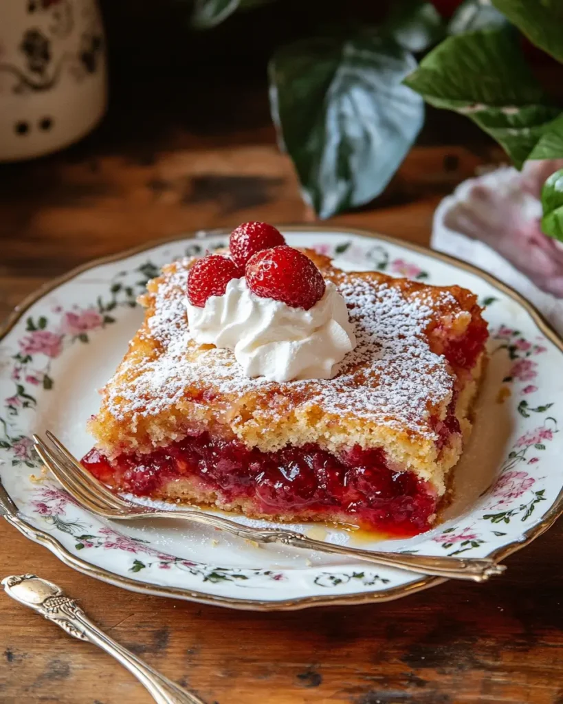 Understanding the Dump Method in Cake Making: The Simple Secret to Delicious Desserts 3 Finished dump method cake plated with whipped cream