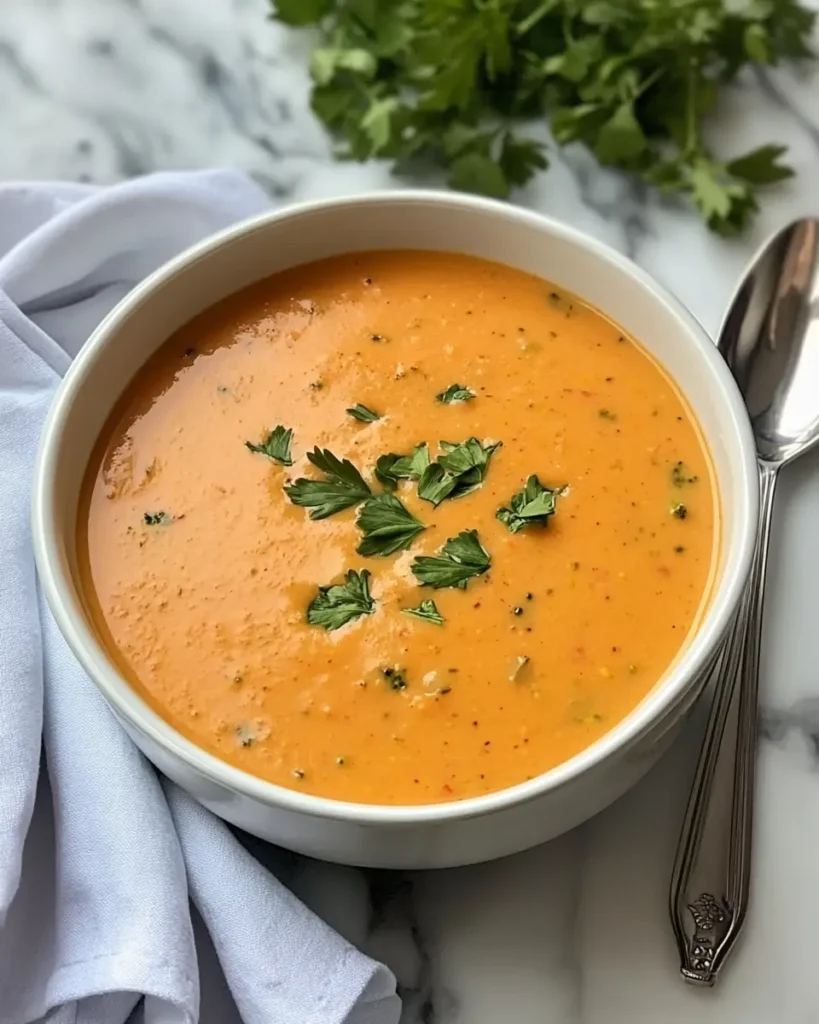 Is Broccoli Cheddar Soup Good or Bad for You? 2 Balanced bowl of broccoli cheddar soup with herbs