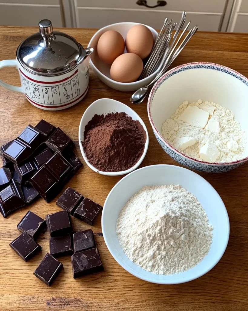 What Is the King of Chocolate Cake? A Story of Richness and Tradition 3 Fresh ingredients for rich chocolate cake recipe