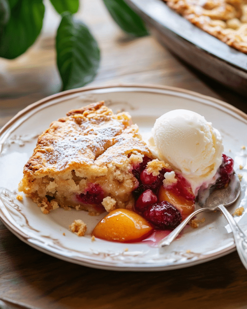Should Dump Cake Be Gooey? A Sweet Debate with Family Flair 1 Grandmother and granddaughter baking dump cake together