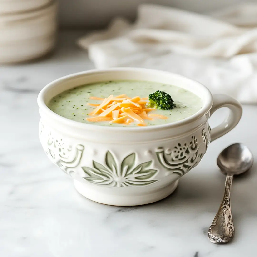 Fresh ingredients for broccoli cheddar soup