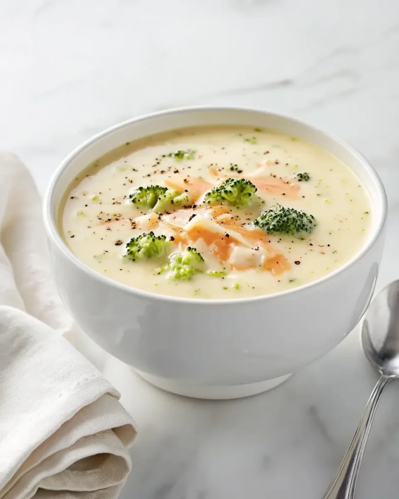 What Can I Use to Thicken Broccoli Cheddar Soup? 2 Final thickened broccoli cheddar soup ready to serve