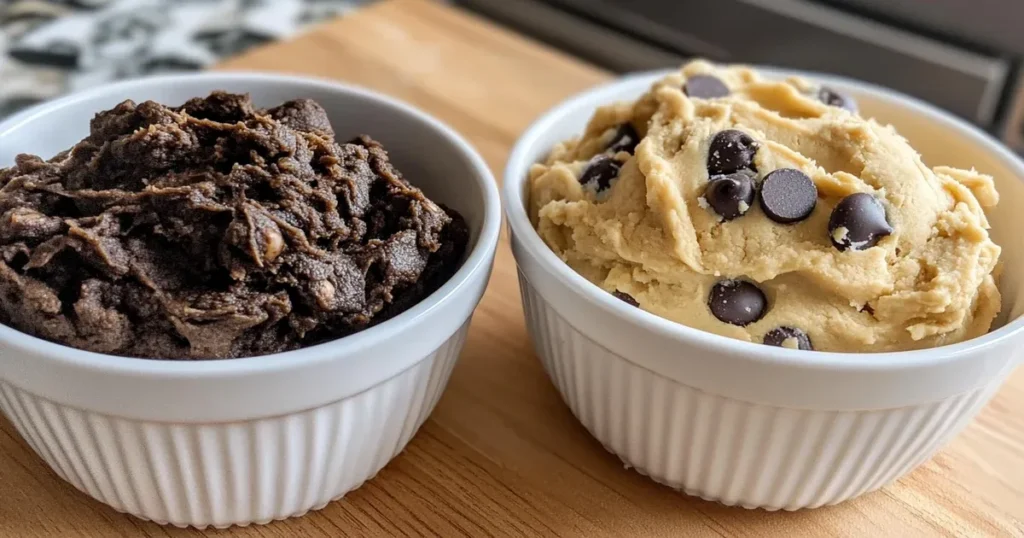 Is It OK to Not Use Brown Sugar in Cookies? 5 Surprising Baking Facts 1 Close-up of cookie dough with and without brown sugar, showing texture differences.