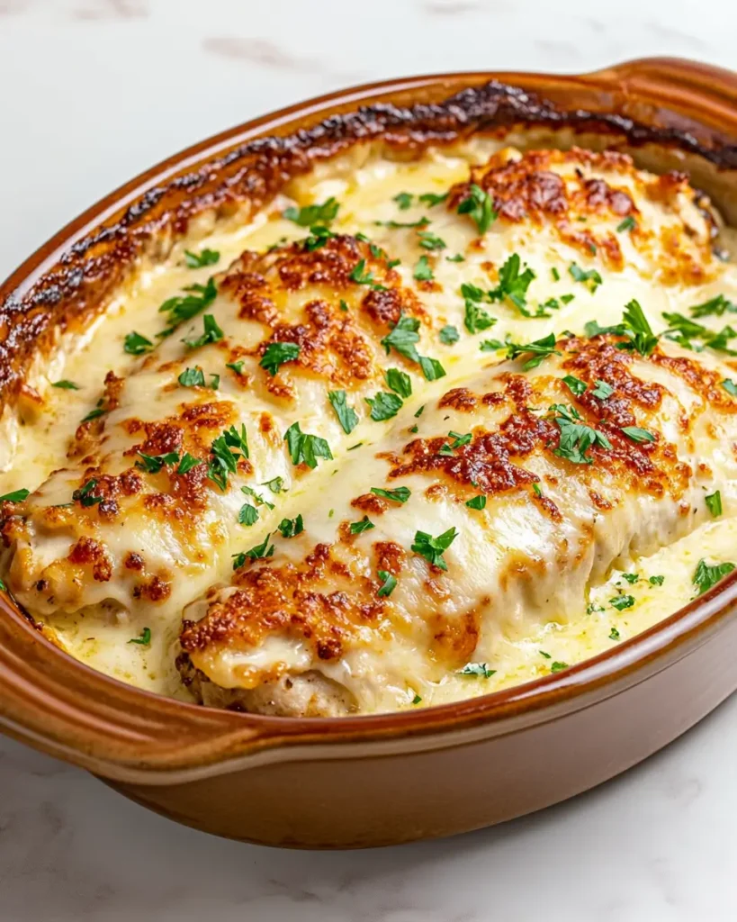 Chicken Cordon Bleu Casserole That’ll Win Hearts | 7-Step Guide 7 Golden baked chicken cordon bleu casserole fresh from oven