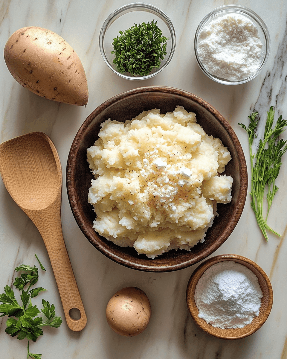 Irresistibly Delicious Loaded Mashed Potato Balls: A Comfort Food Dream Come True 1 Ingredients for Irresistibly Delicious Loaded Mashed Potato Balls: A Comfort Food Dream Come True