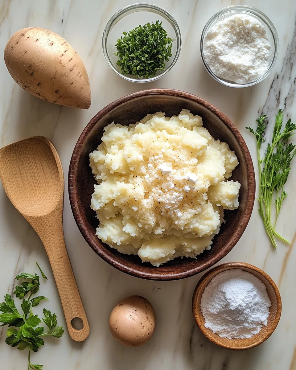 Irresistibly Delicious Loaded Mashed Potato Balls: A Comfort Food Dream Come True 1 Ingredients for Irresistibly Delicious Loaded Mashed Potato Balls: A Comfort Food Dream Come True