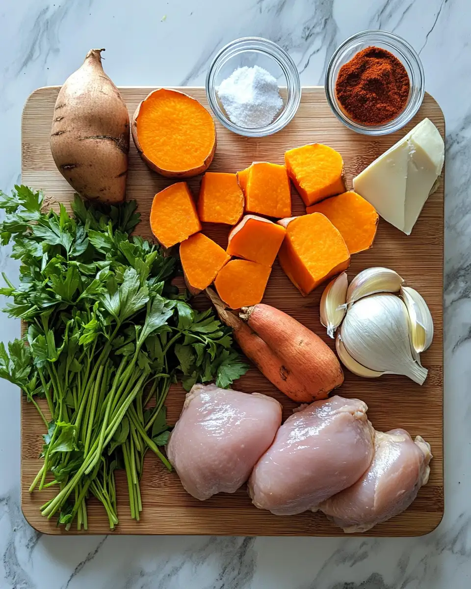 Ultimate BBQ Chicken Sweet Potato Casserole Delight 4 Ingredients for Ultimate BBQ Chicken Sweet Potato Casserole Delight
