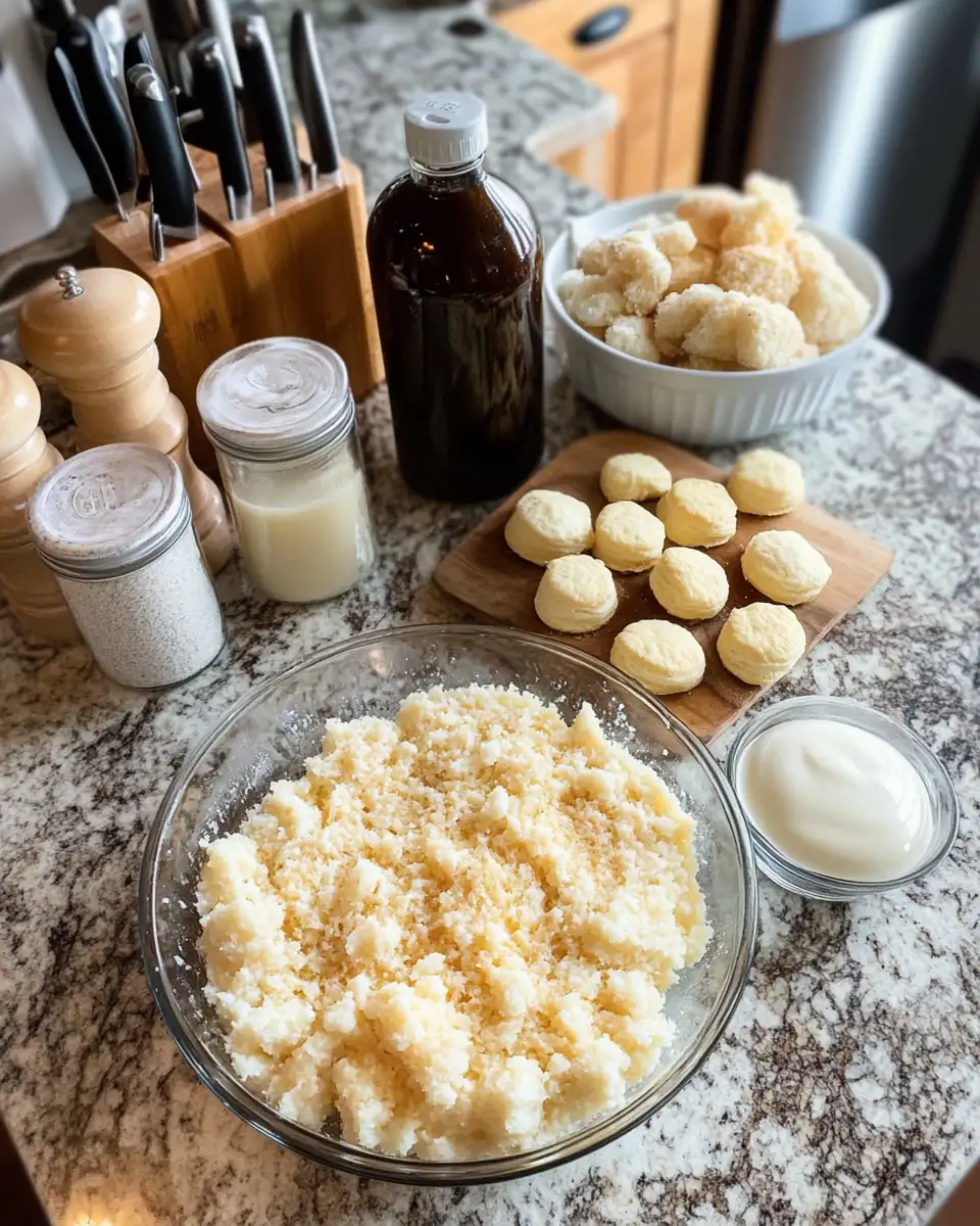 Ultimate Comfort: Biscuits and Gravy Hashbrown Casserole Delight 4 Ingredients for Ultimate Comfort: Biscuits and Gravy Hashbrown Casserole Delight