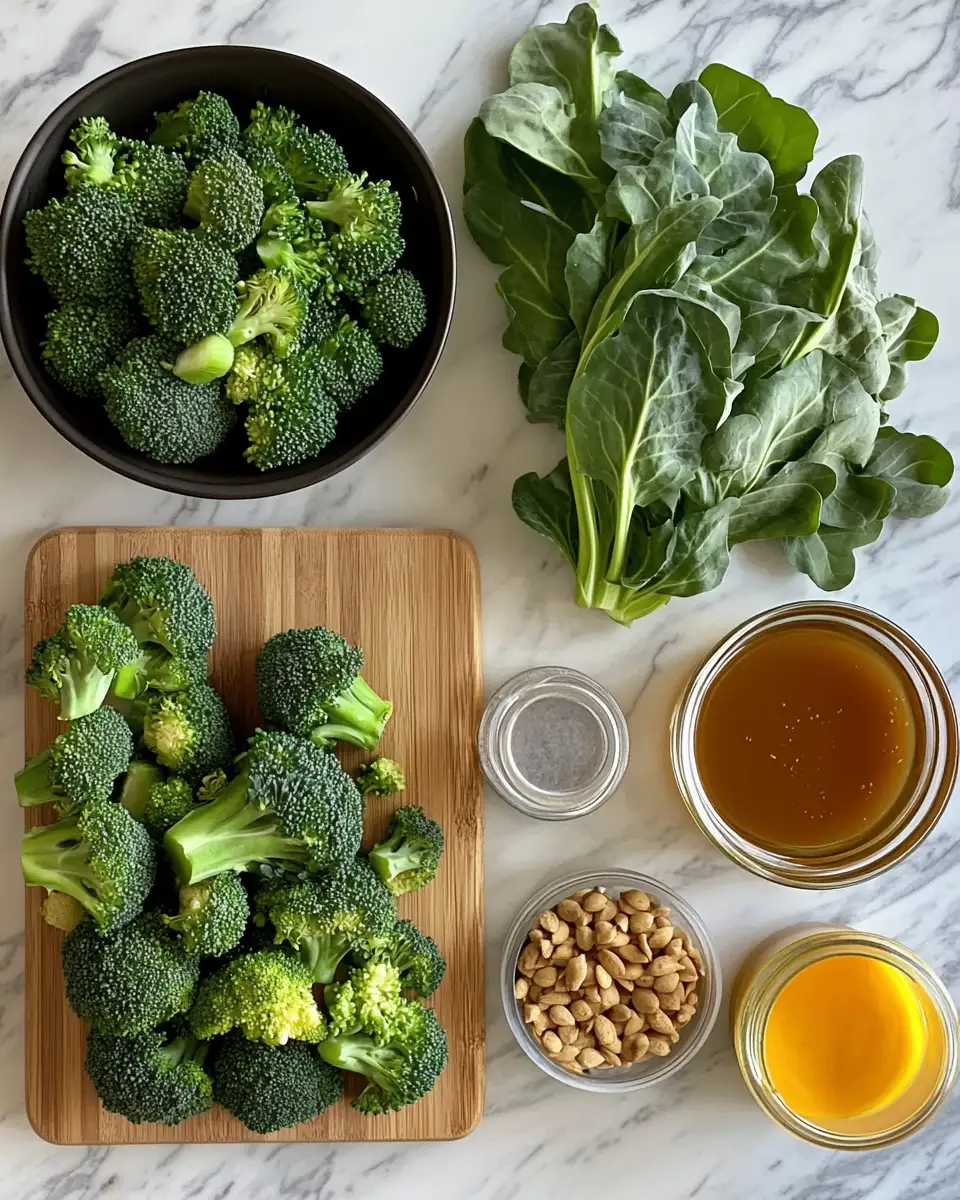 Crunchy Delight Broccoli Salad with Honey Dijon Dressing 4 Ingredients for Crunchy Delight Broccoli Salad with Honey Dijon Dressing