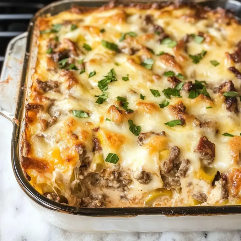 Indulge in a Cheesy Low Carb Philly Cheesesteak Casserole Delight 5 Indulge in a Cheesy Low Carb Philly Cheesesteak Casserole Delight - Featured Image