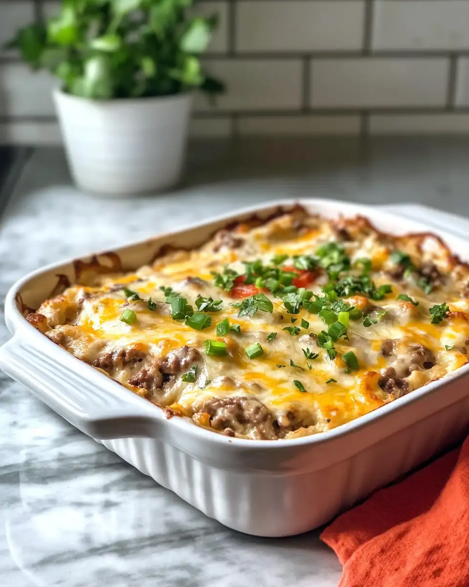 Indulge in a Cheesy Low Carb Philly Cheesesteak Casserole Delight 6 Final dish - Indulge in a Cheesy Low Carb Philly Cheesesteak Casserole Delight