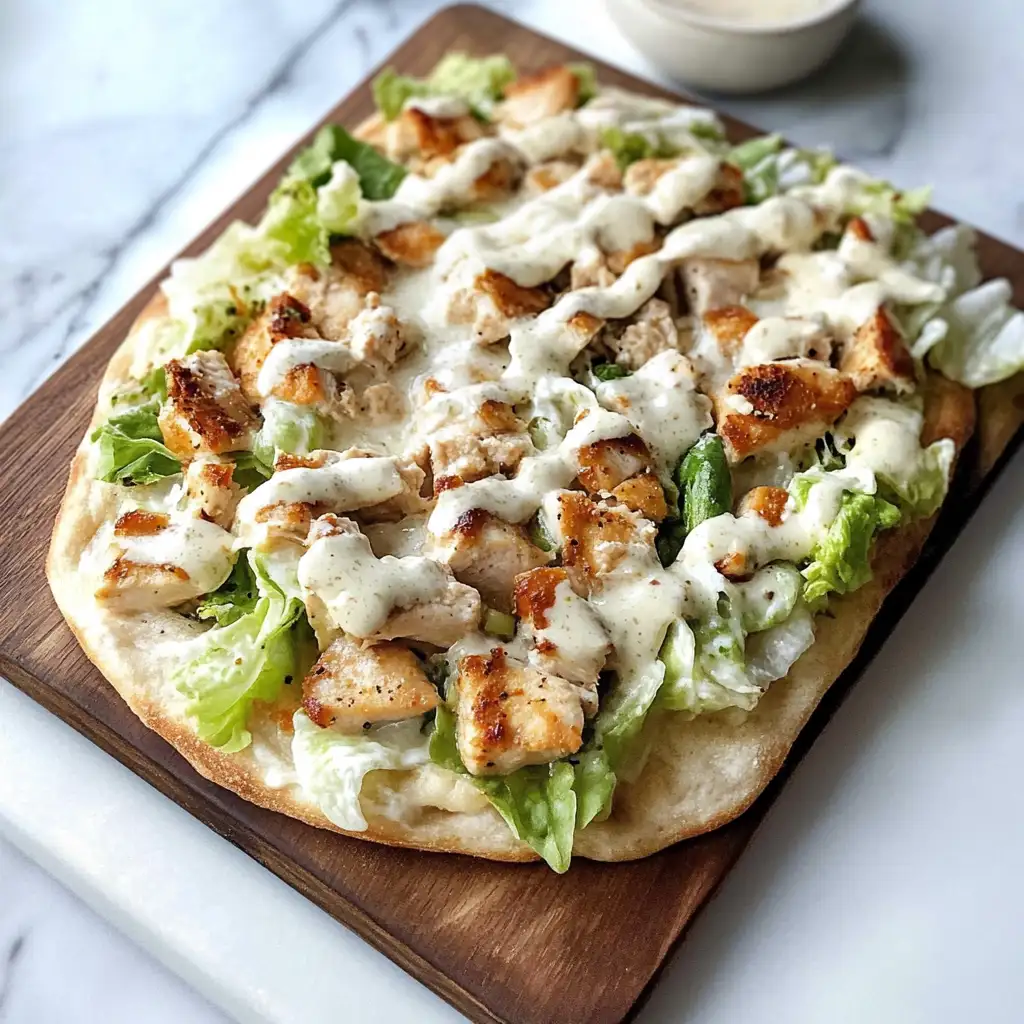 Sizzling Chicken Caesar Flatbread: A Flavorful Twist on a Classic - Featured Image