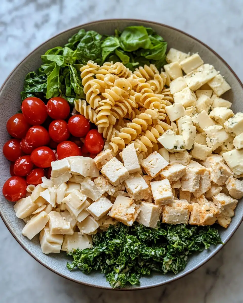 Chick-en Out This Irresistible Caesar Pasta Salad Twist 4 Ingredients for Chick-en Out This Irresistible Caesar Pasta Salad Twist