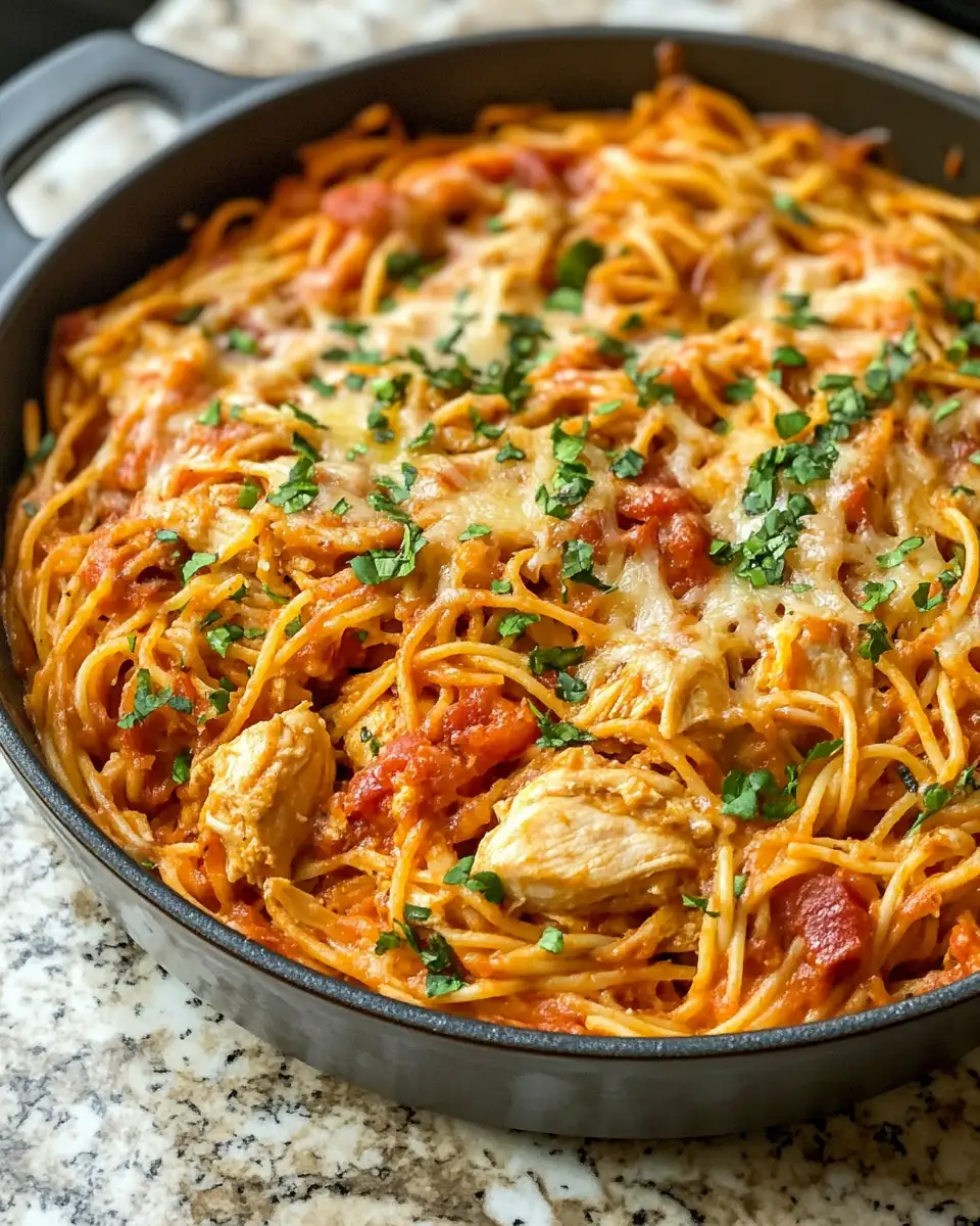 Final dish - Ultimate Comfort: Irresistible Chicken Spaghetti Casserole Recipe