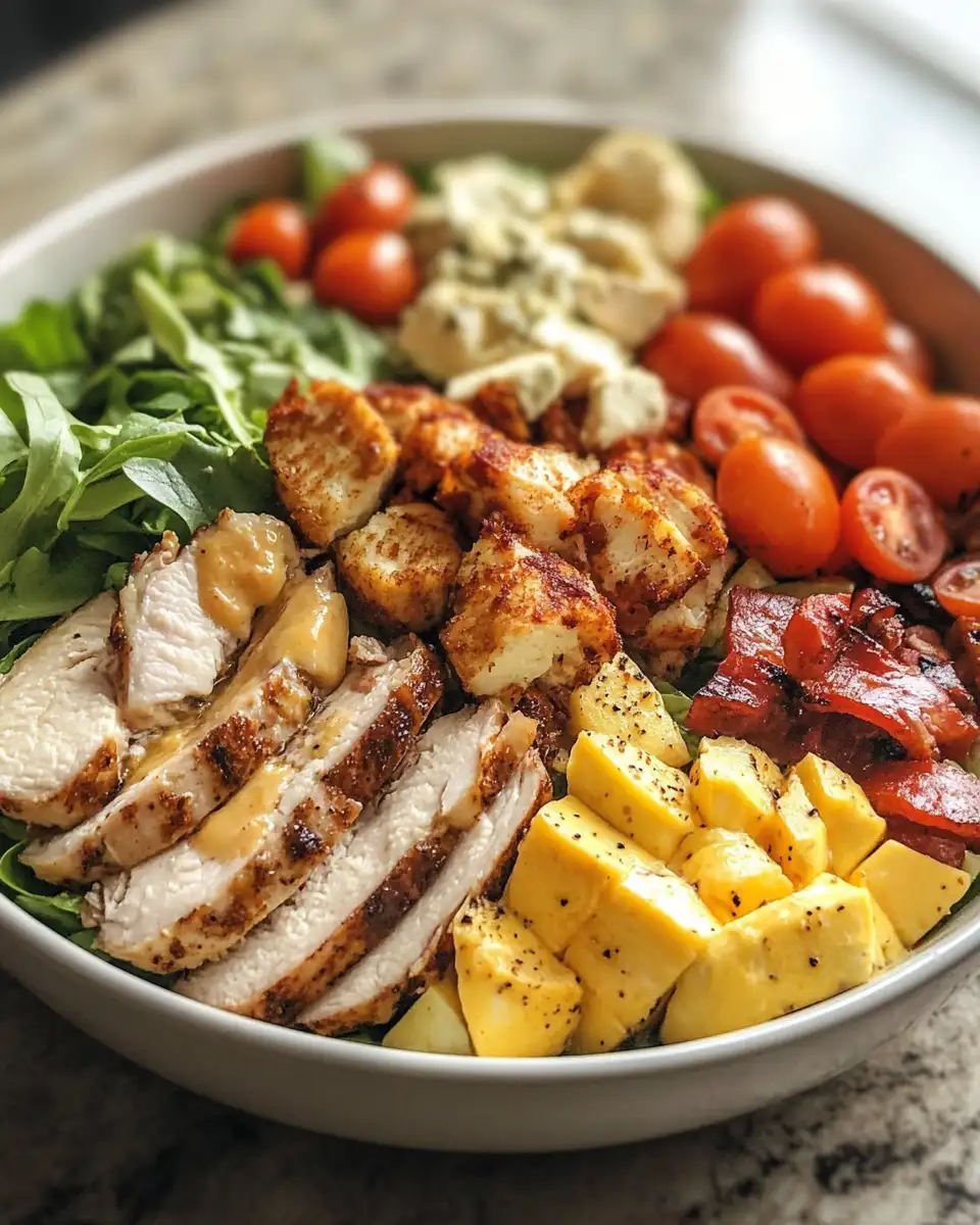 Crisp and Delicious: Unveiling the Ultimate Cobb Salad Recipe 6 Final dish - Crisp and Delicious: Unveiling the Ultimate Cobb Salad Recipe