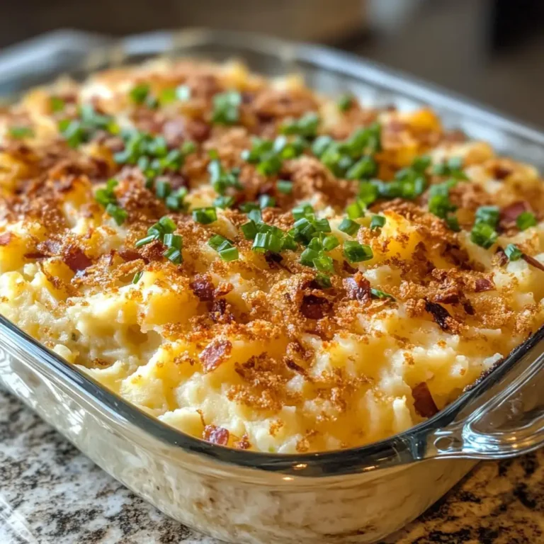 Cowboy Mashed Potato Casserole Delight 5 Photo of featured for Saddle Up for Flavor: Cowboy Mashed Potato Casserole Delight