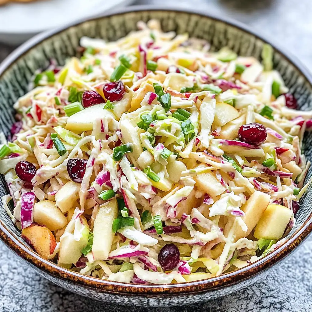 Crisp & Tangy: Elevate Your Meals with Cranberry Apple Coleslaw - Featured Image