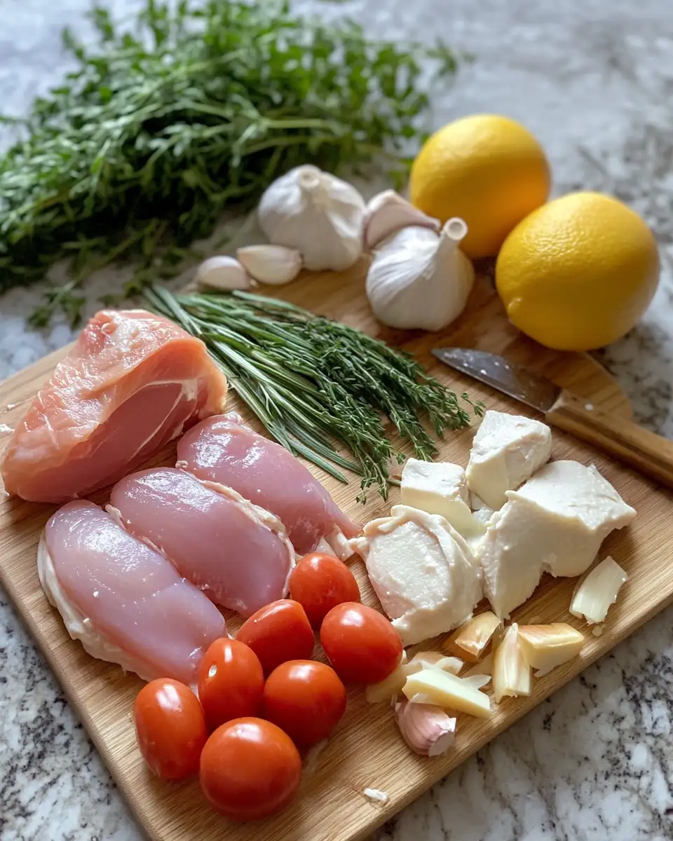 Irresistibly Delicious: Creamy Tuscan Chicken Bake to Wow Your Taste Buds 4 Ingredients for Irresistibly Delicious: Creamy Tuscan Chicken Bake to Wow Your Taste Buds