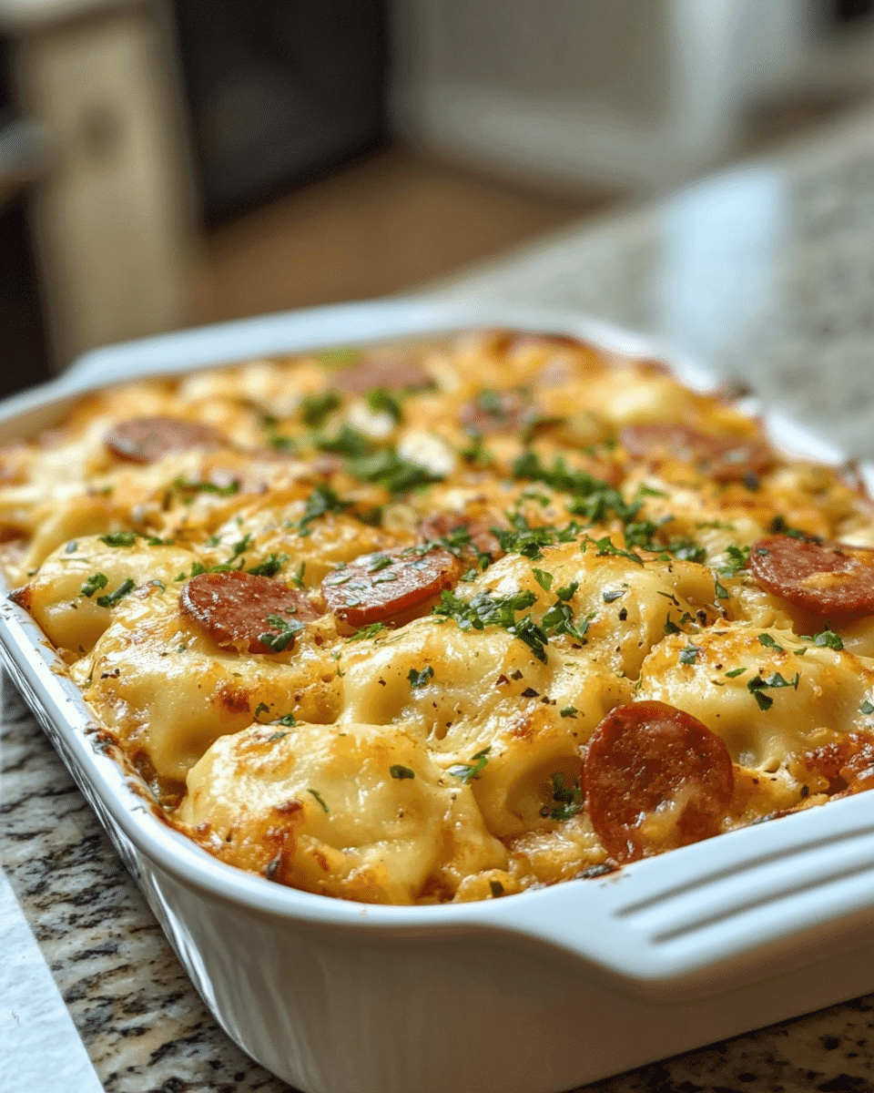 Hearty and Delicious: Crockpot Pierogi Casserole with Kielbasa Magic 6 Final dish - Hearty and Delicious: Crockpot Pierogi Casserole with Kielbasa Magic