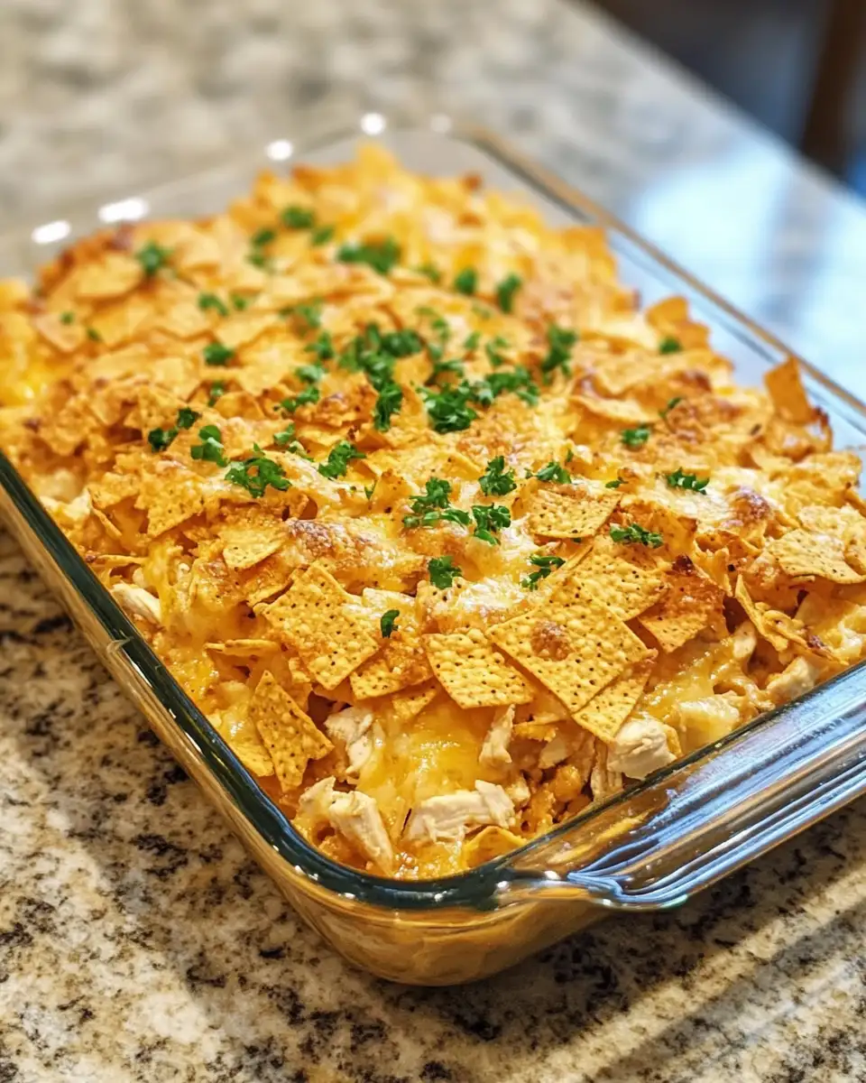 Ultimate Dorito Casserole Recipe: Cheesy Chicken Delight 6 Final dish - Ultimate Dorito Casserole Recipe: Cheesy Chicken Delight