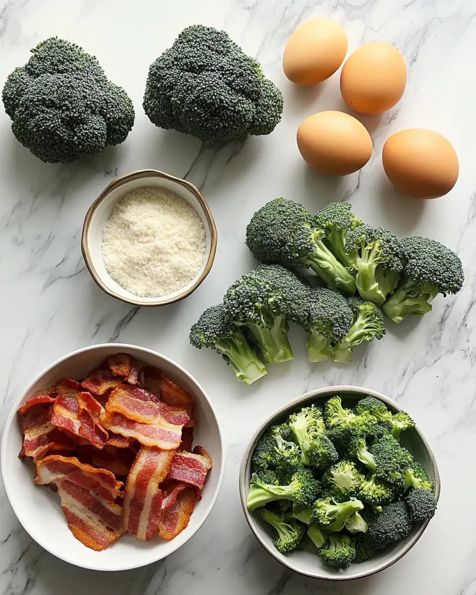 Crunchy Delight: Easy Broccoli Bacon Salad Recipe 4 Ingredients for Crunchy Delight: Easy Broccoli Bacon Salad Recipe