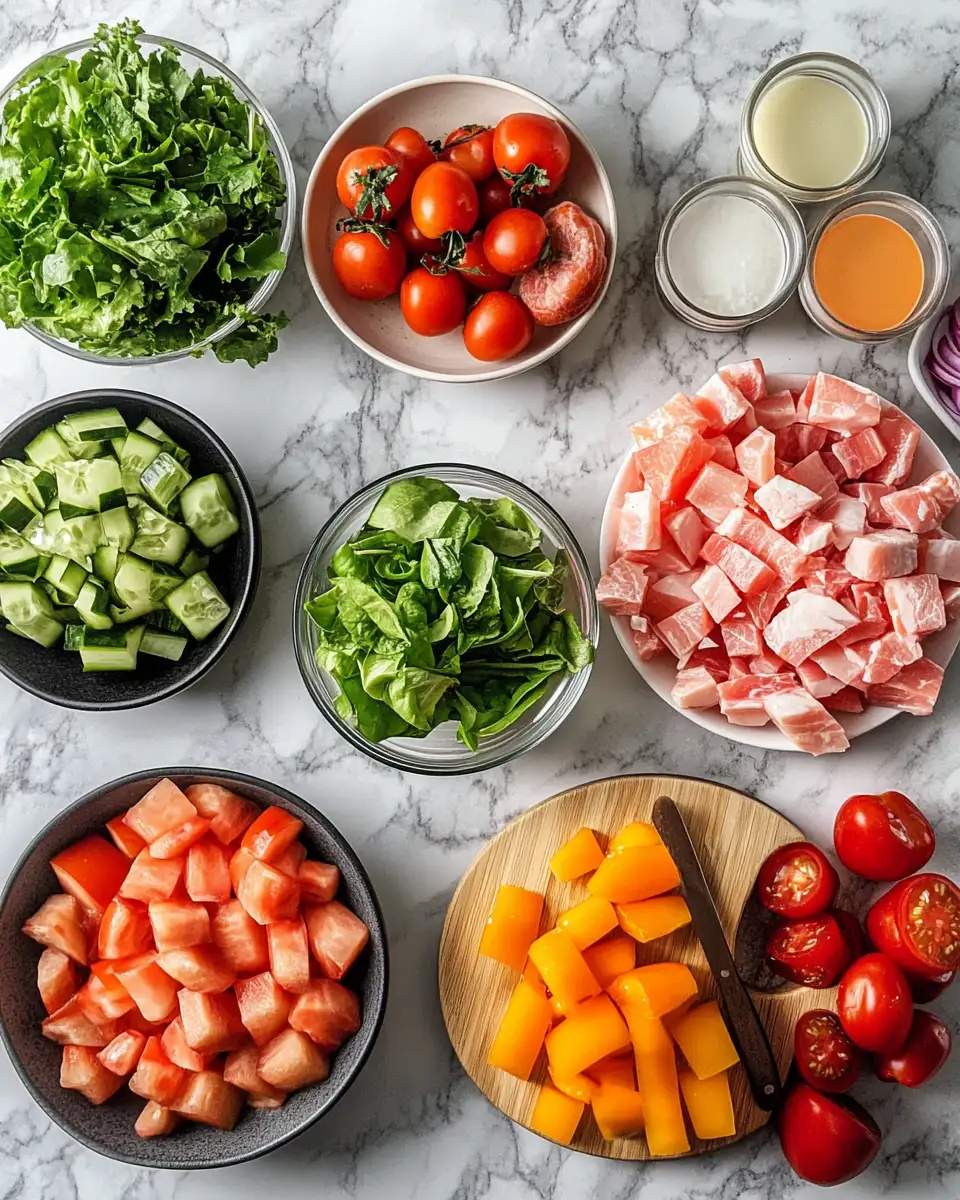 Whip Up a Refreshing Classic: Easy Chef Salad Recipe for Any Day 4 Ingredients for Whip Up a Refreshing Classic: Easy Chef Salad Recipe for Any Day