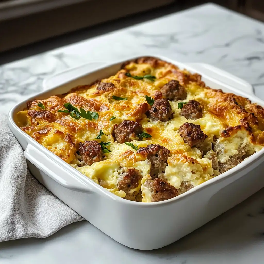 Whip Up Breakfast Bliss with This Easy Sausage and Egg Casserole - Featured Image