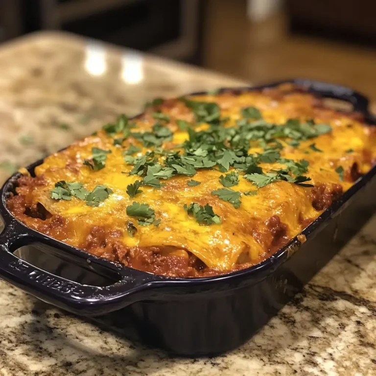 Sizzling Enchilada Casserole Beef Recipe: A Fiesta of Flavors 6 Photo of featured for Sizzling Enchilada Casserole Beef Recipe: A Fiesta of Flavors