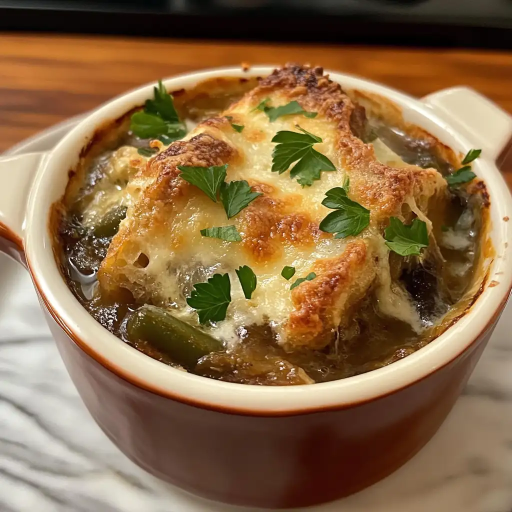 Fusion Comfort: French Onion Soup Meets Green Bean Casserole - Featured Image