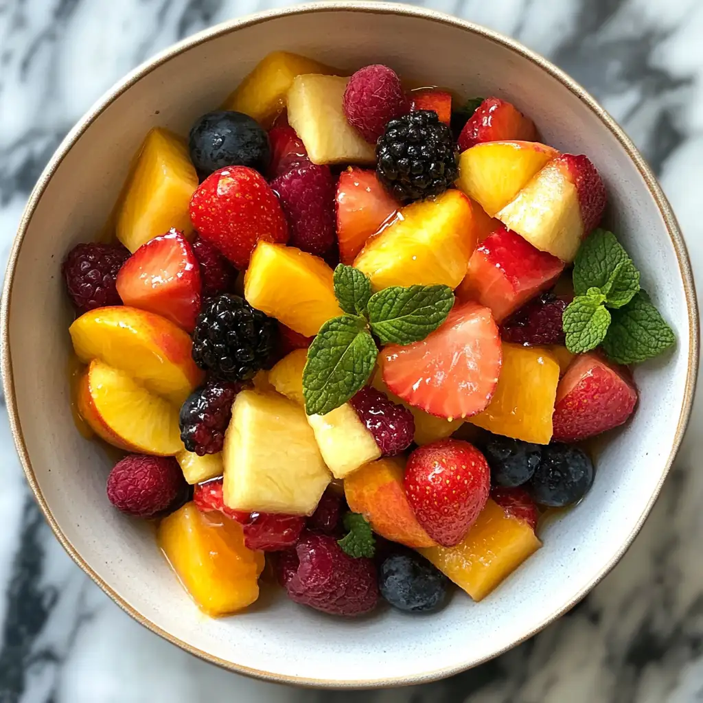 Sweet Symphony: Fresh Fruit Salad with Honey - Featured Image