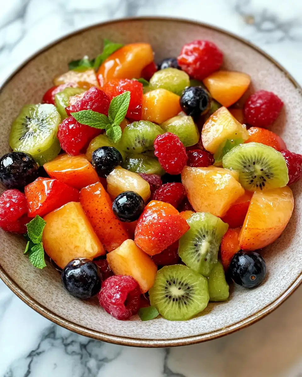 Sweet Symphony: Fresh Fruit Salad with Honey 6 Final dish - Sweet Symphony: Fresh Fruit Salad with Honey