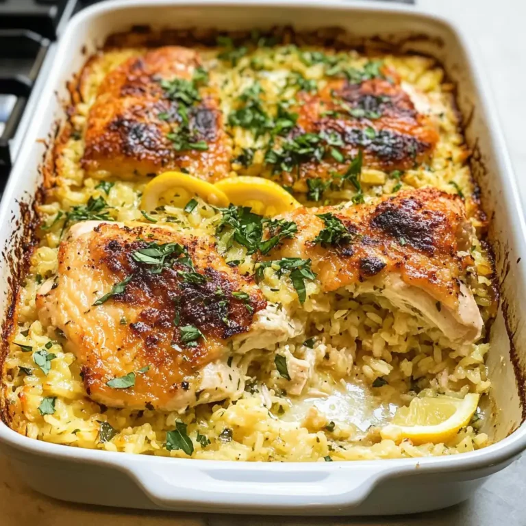 Zesty Greek Lemon Chicken and Rice Casserole: A Mediterranean Delight 5 Zesty Greek Lemon Chicken and Rice Casserole: A Mediterranean Delight - Featured Image