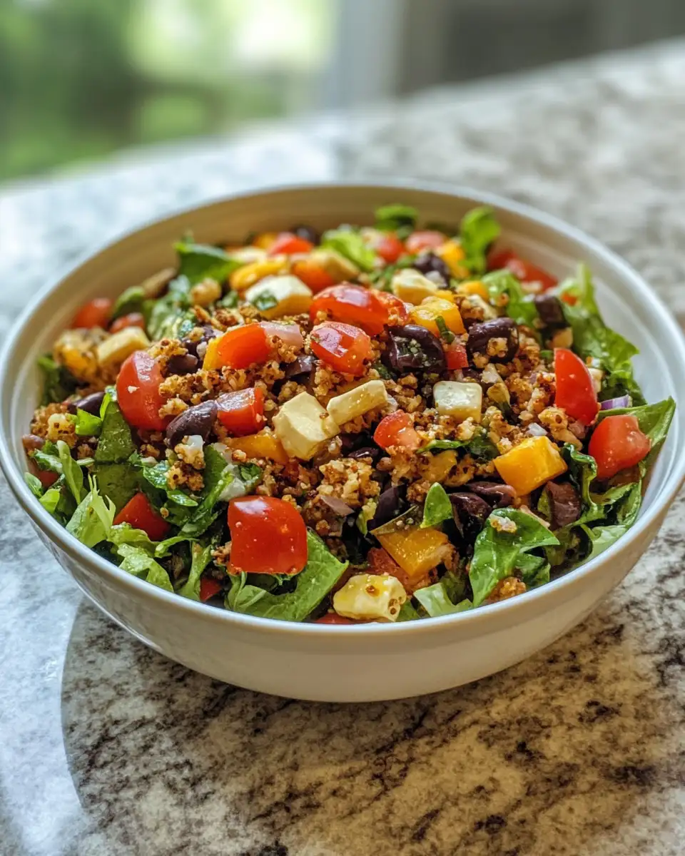 Grinder Salad Sensation: A Crunchy Twist to Elevate Your Meal 6 Final dish - Grinder Salad Sensation: A Crunchy Twist to Elevate Your Meal