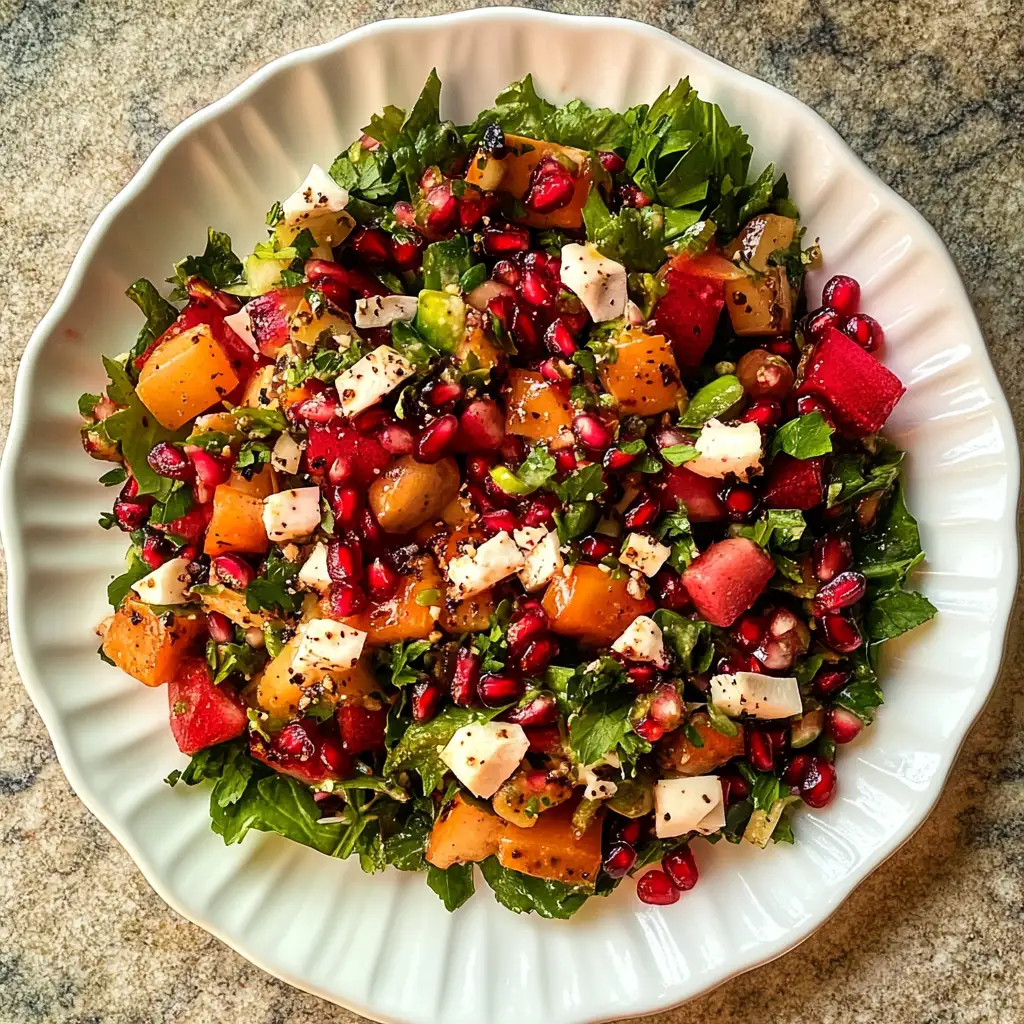 Winter Glow: A Healthy Pomegranate Salad Delight - Featured Image