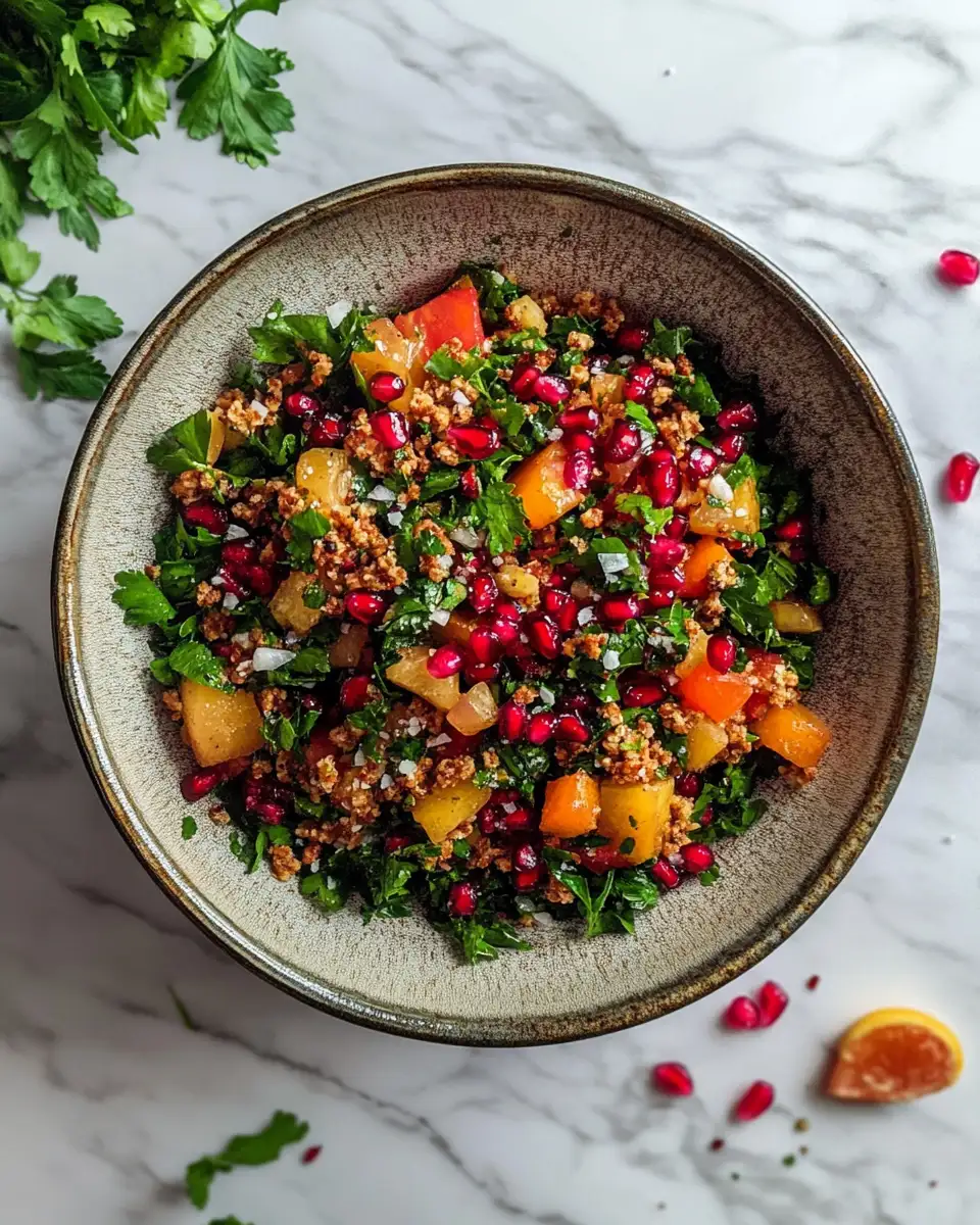 Winter Glow: A Healthy Pomegranate Salad Delight 6 Final dish - Winter Glow: A Healthy Pomegranate Salad Delight