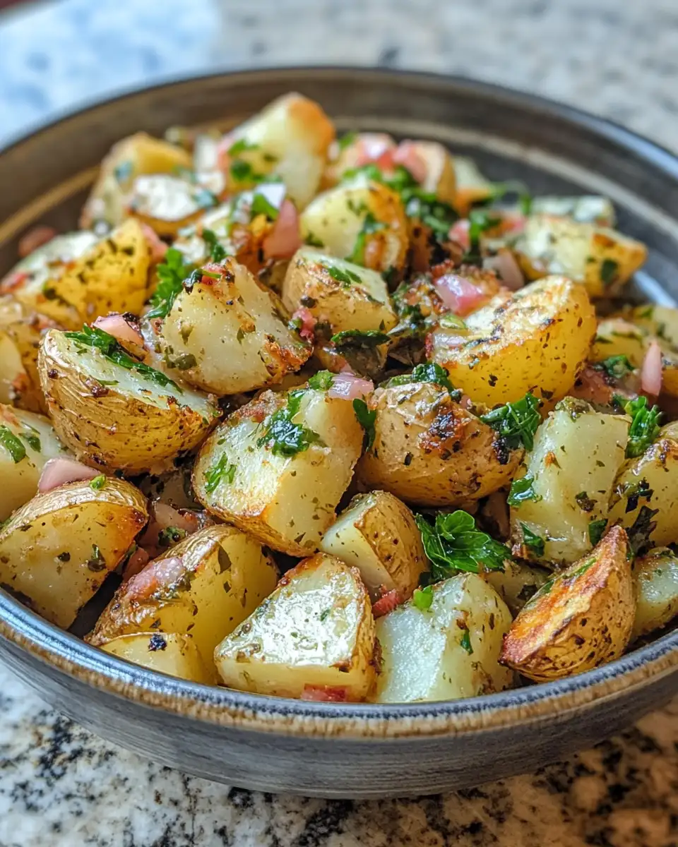 Herbed Roasted Potato Salad Recipe: A Flavorful Twist on a Classic Favorite 6 Final dish - Herbed Roasted Potato Salad Recipe: A Flavorful Twist on a Classic Favorite