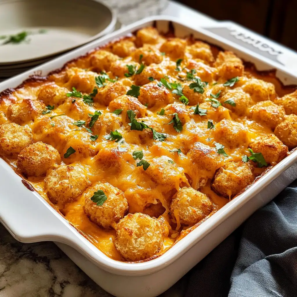 Protein-Packed Tater Tot Casserole Delight - Featured Image