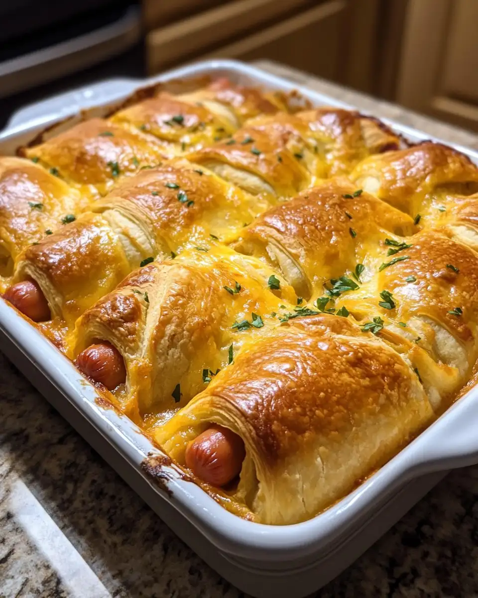 Heavenly Hot Dog Crescent Roll Casserole: A Comfort Food Classic 6 Final dish - Heavenly Hot Dog Crescent Roll Casserole: A Comfort Food Classic