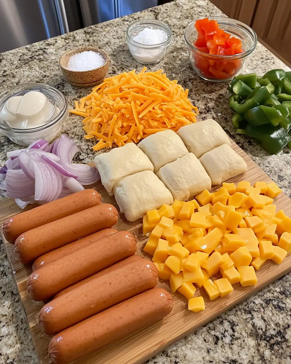 Heavenly Hot Dog Crescent Roll Casserole: A Comfort Food Classic 4 Ingredients for Heavenly Hot Dog Crescent Roll Casserole: A Comfort Food Classic