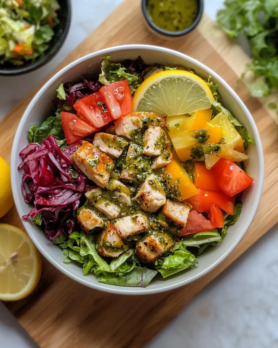 Zesty Lemon Vinaigrette Dressing: Elevate Your Salads with a Burst of Citrus 6 Final dish - Zesty Lemon Vinaigrette Dressing: Elevate Your Salads with a Burst of Citrus