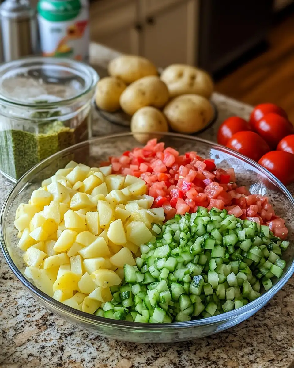 Ultimate Loaded Potato Salad: A Flavor Explosion in Every Bite 4 Ingredients for Ultimate Loaded Potato Salad: A Flavor Explosion in Every Bite