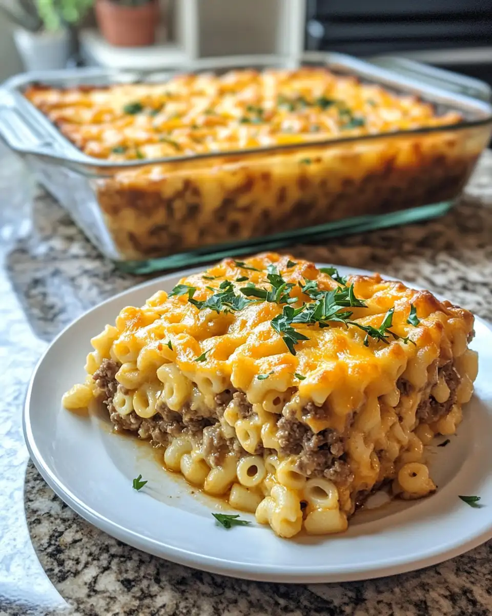 Mac and Cheese Meatloaf Casserole: The Ultimate Comfort Food Fusion 6 Final dish - Mac and Cheese Meatloaf Casserole: The Ultimate Comfort Food Fusion