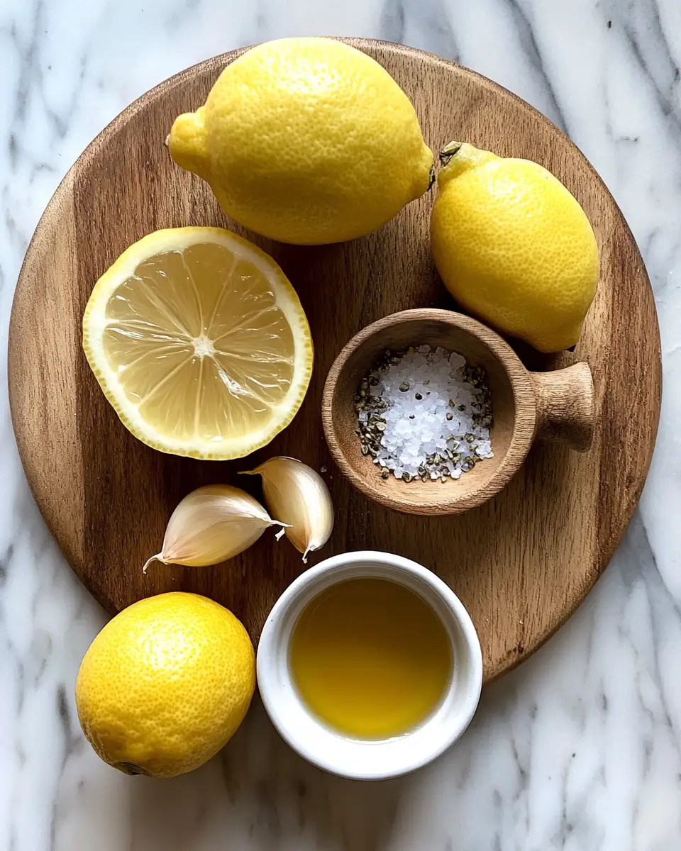 Zesty Mediterranean Lemon Vinaigrette: Elevate Your Salad Game 4 Ingredients for Zesty Mediterranean Lemon Vinaigrette: Elevate Your Salad Game