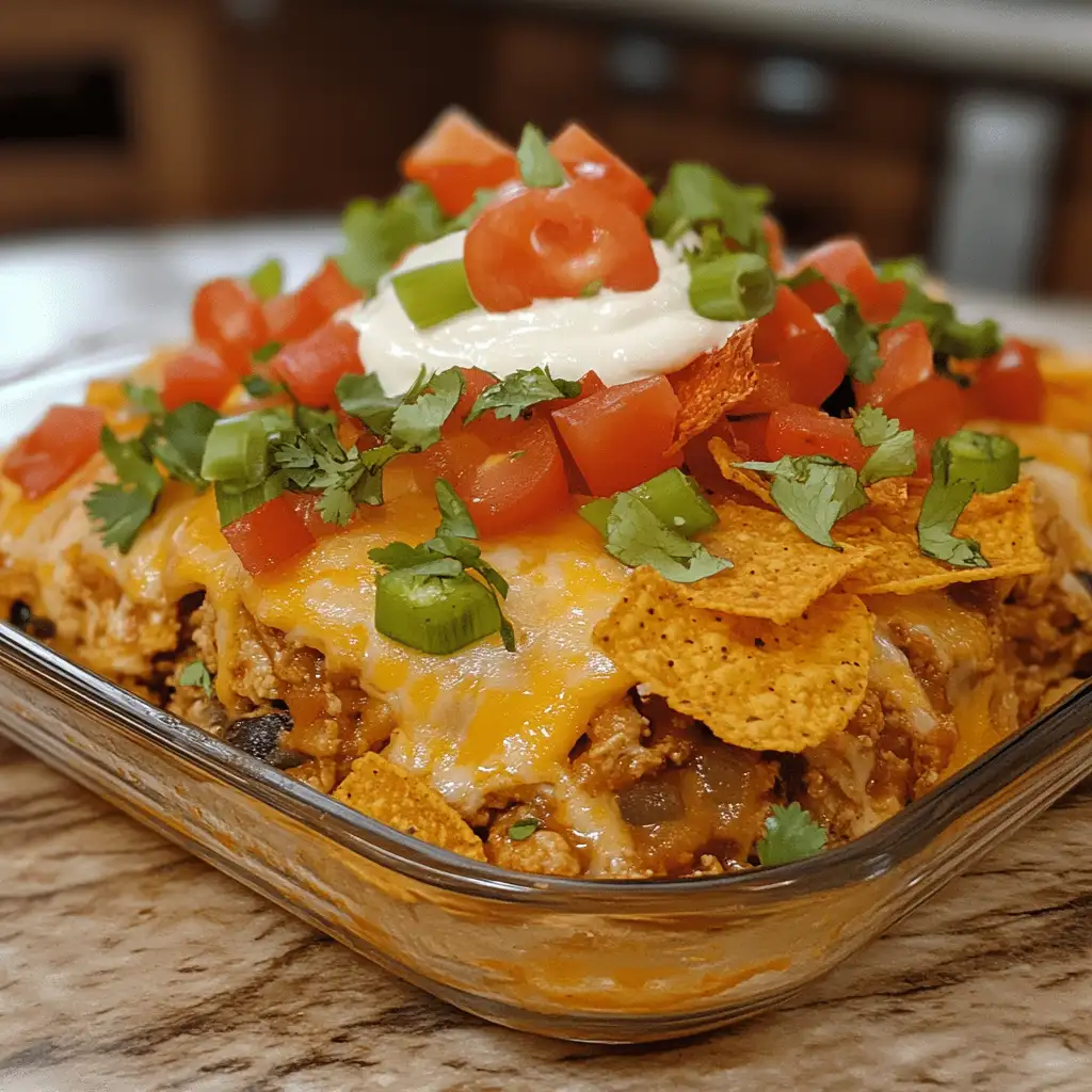 Fiesta in a Dish: Mexican Casserole with Doritos and Chicken - Featured Image