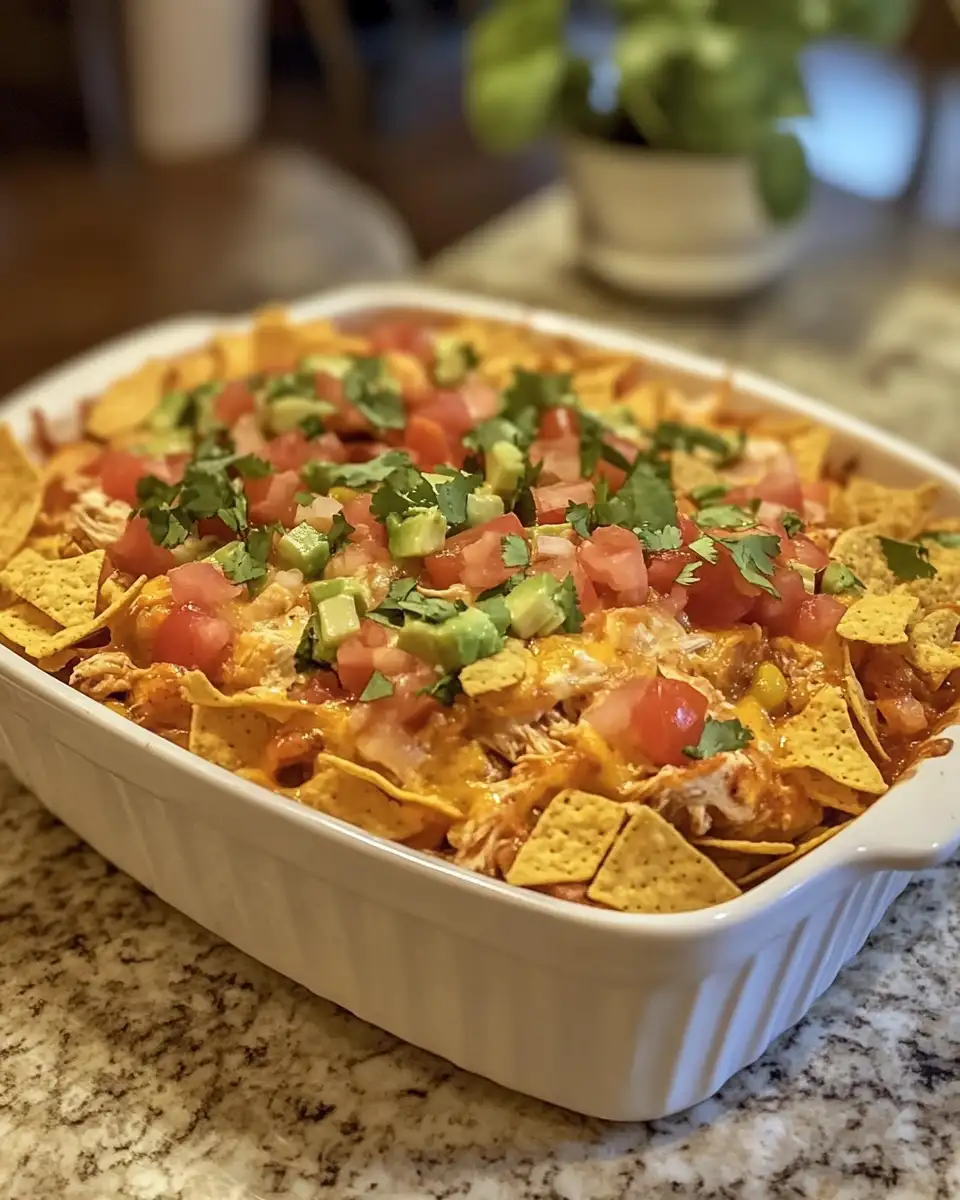 Ultimate Mexican Chicken Dorito Casserole Recipe: A Flavor Fiesta 6 Final dish - Ultimate Mexican Chicken Dorito Casserole Recipe: A Flavor Fiesta
