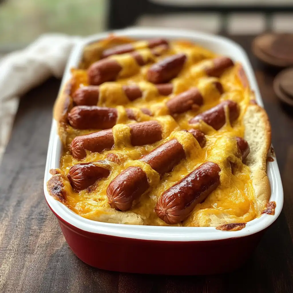 Retro Flavor Revolution Old Fashioned Hot Dog Casserole Delight - Featured Image