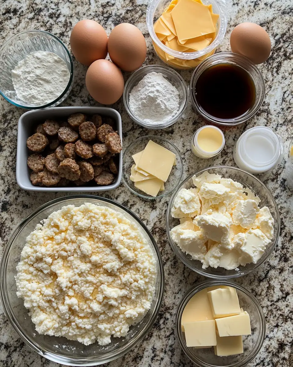 The Ultimate Comfort Breakfast: Pancake Sausage Casserole Delight 4 Ingredients for The Ultimate Comfort Breakfast: Pancake Sausage Casserole Delight