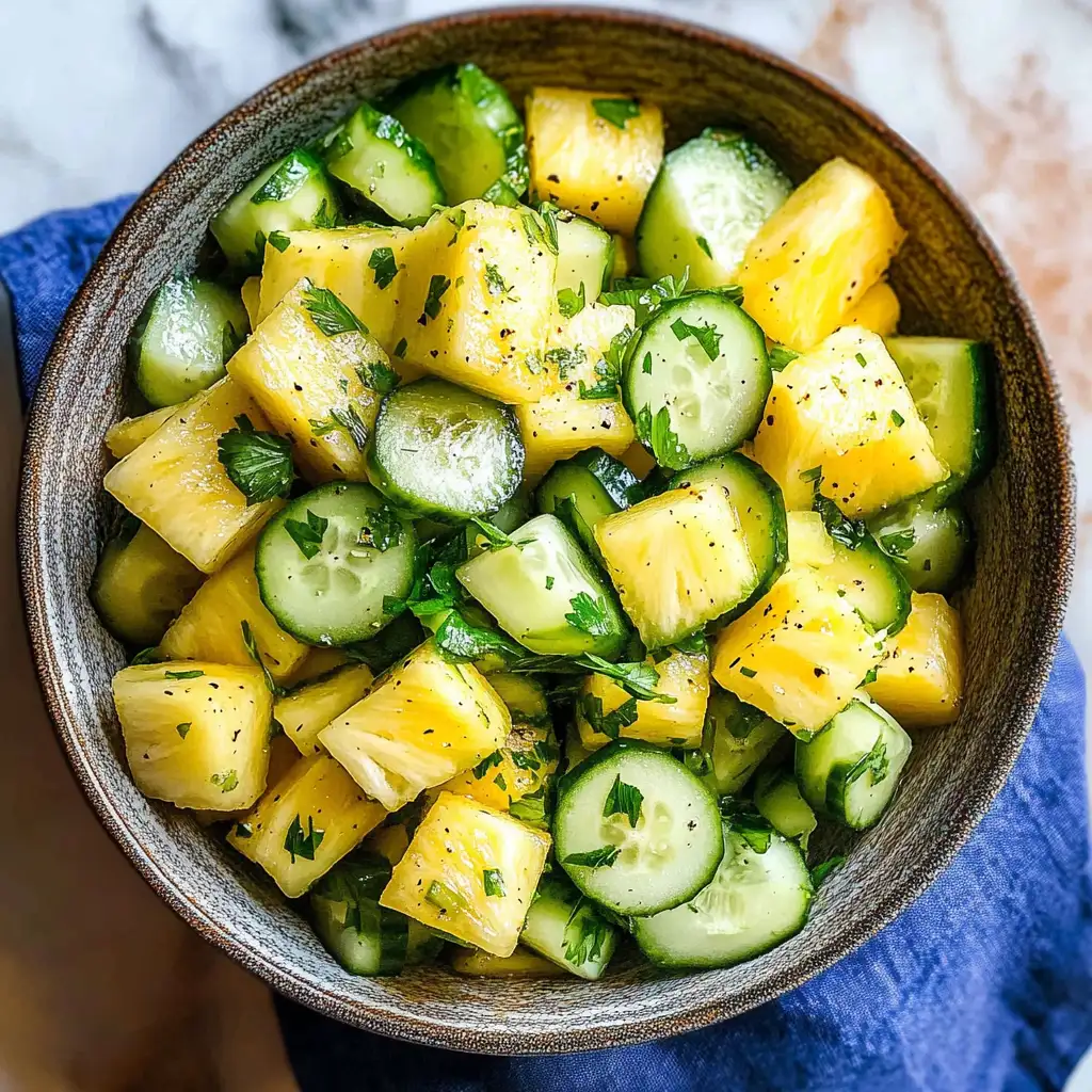 Refresh Your Taste Buds with Pineapple Cucumber Salad - Featured Image