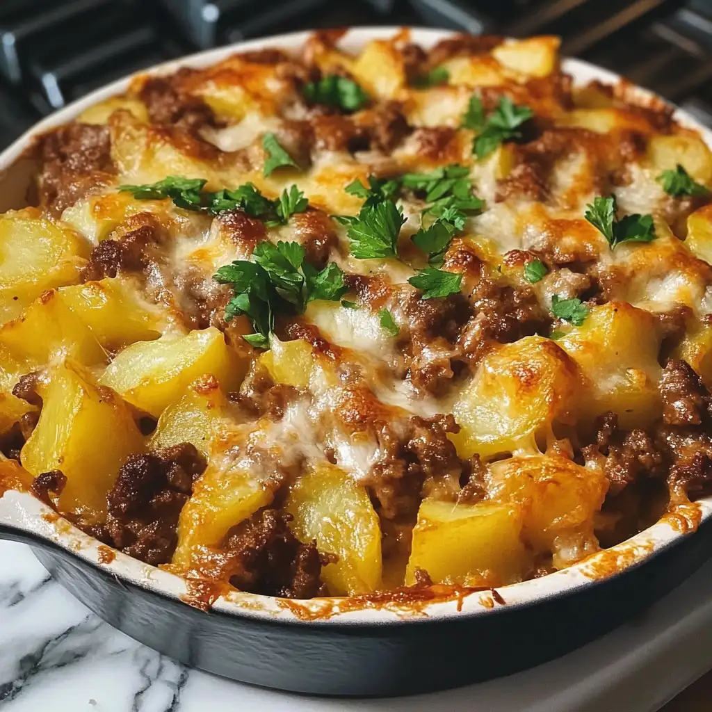 Ultimate Comfort: Potato and Hamburger Meat Casserole Delight - Featured Image