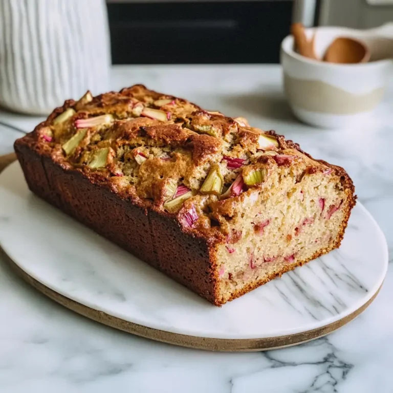 Sweet and Tart Perfection: Irresistible Rhubarb Loaf Recipe 5 Sweet and Tart Perfection: Irresistible Rhubarb Loaf Recipe - Featured Image
